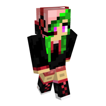 Headset Cute Minecraft Skin