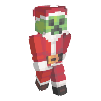 Christmas Creeper Minecraft Skin