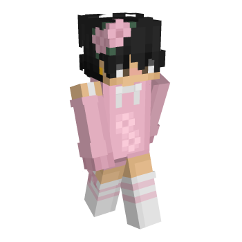 Femboy Flowers Minecraft Skin