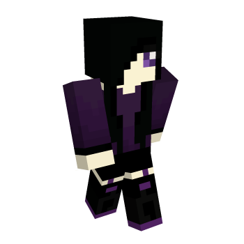 Cute Dark Minecraft Skin