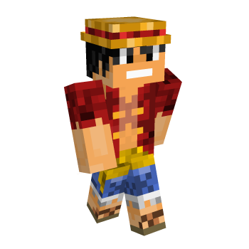 Luffy Onepiece Minecraft Skin