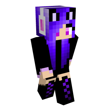 Girl Purple Minecraft Skin