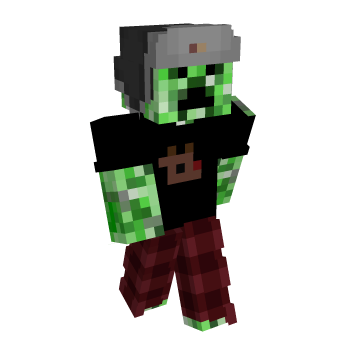 Creeper Ushanka Minecraft Skin