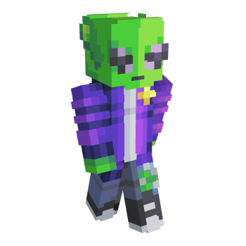 Space Green Minecraft Skin