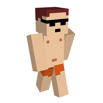 Beach Speedo Minecraft Skin