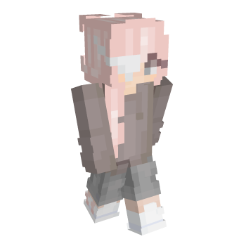 Pink Eyepatch Minecraft Skin
