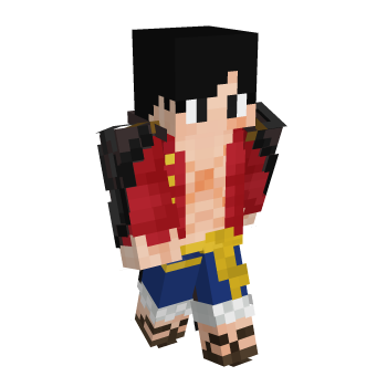 Red Wano Minecraft Skin