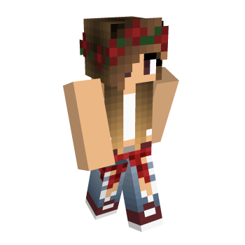 Hipster Cute Minecraft Skin