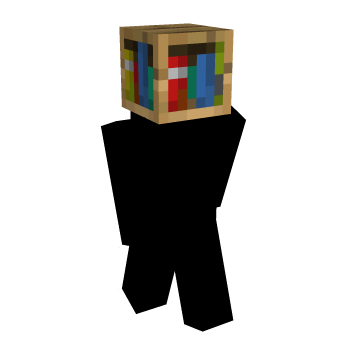 Book Vanilla Block Minecraft Skin