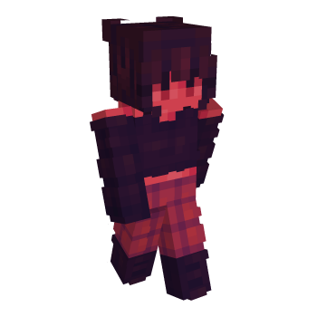 Red Girl Minecraft Skin