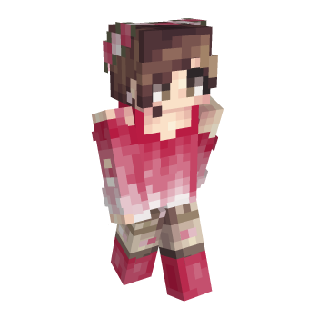 Hazel Eyes Brunette Minecraft Skin