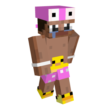 Pink Sad Minecraft Skin