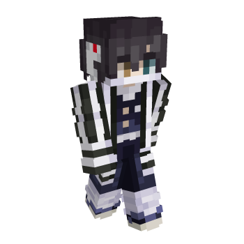 Demonslayer Iguro Minecraft Skin