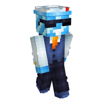 Alien Blue suit Minecraft Skin