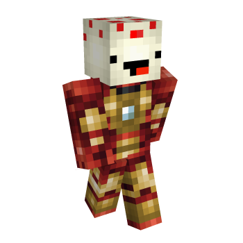 Iron Man Cake Minecraft Skin
