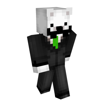 Suit Mustache Minecraft Skin