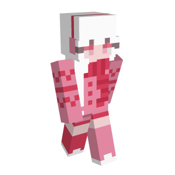 Christmas Egirl Minecraft Skin