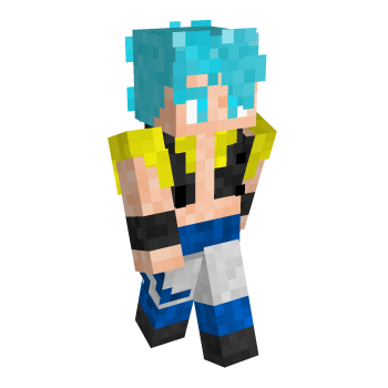 Goku Gogeta Minecraft Skin