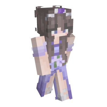 Brunette Crown Minecraft Skin