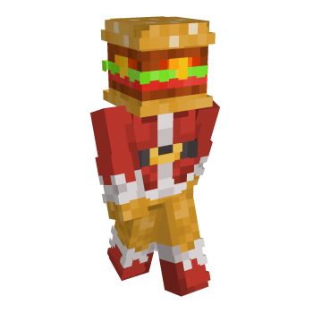 Burger Christmas Minecraft Skin