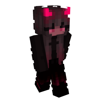 Emo Black Minecraft Skin