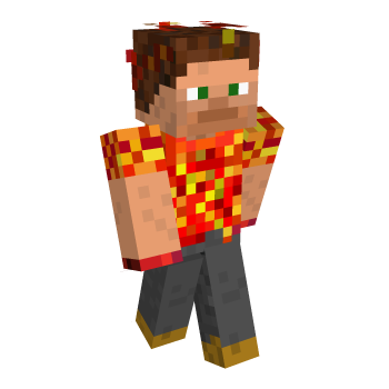 Fire Flame Minecraft Skin