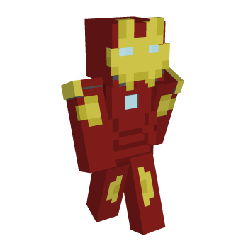 Iron Man Avengers Minecraft Skin