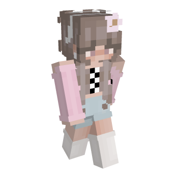 Flower Jean Shorts Minecraft Skin