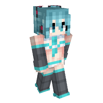 Hatsune Miku Minecraft Skins