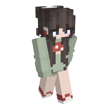 Green Red Minecraft Skin