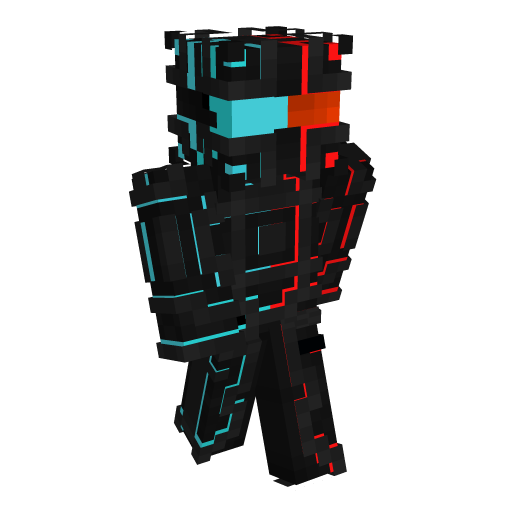Robot Split Minecraft Skin | Laby