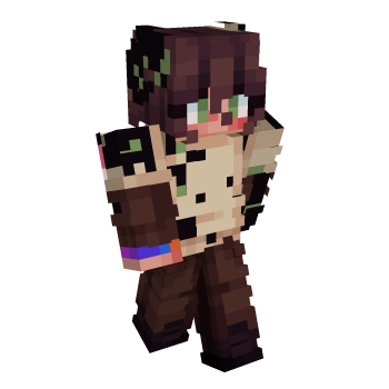 Brown Cute Minecraft Skin
