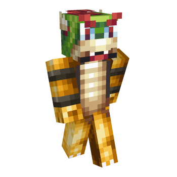 Bowser Mario Minecraft Skin