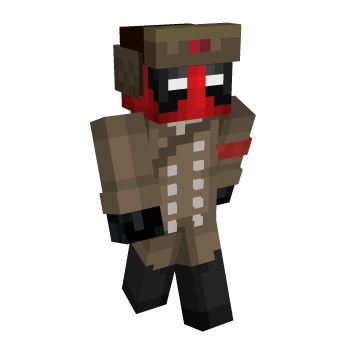 Ushanka Deadpool Minecraft Skin