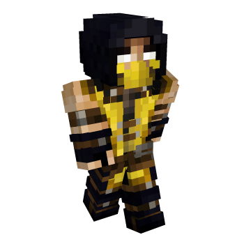 Mortal Kombat Scorpion Minecraft Skin