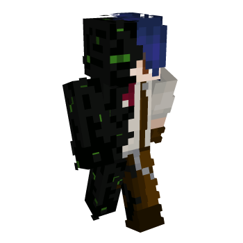 Blue Hair Enderman Minecraft Skin