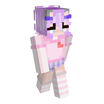 Heart Uwu Minecraft Skin