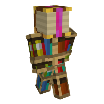 Block Bookshelf Minecraft Skin