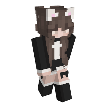 Brown Neko Minecraft Skin