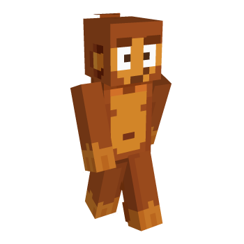Monkey Brown Minecraft Skin