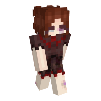 Schoolgirl Dark Minecraft Skin