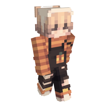 Halloween Orange Minecraft Skin