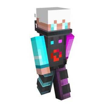Neon Flame Minecraft Skin
