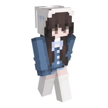 Hoodie Blue Minecraft Skin
