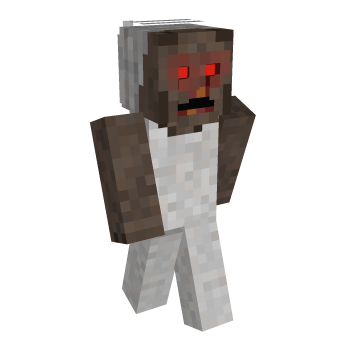 Horror Grey Minecraft Skin