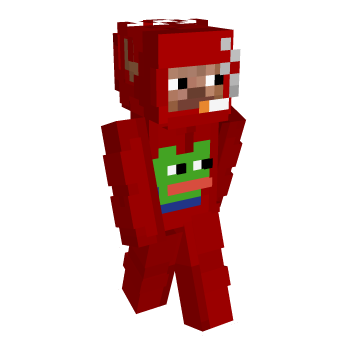 Pepe Red Minecraft Skin