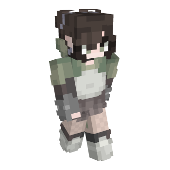 Hair Brown Minecraft Skin