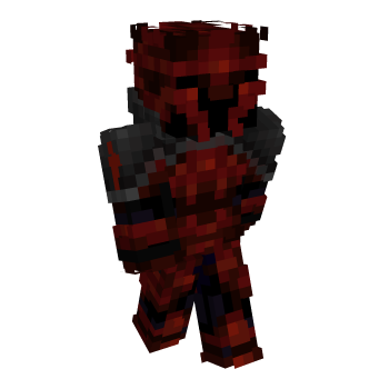 Armor Dark Red Minecraft Skin