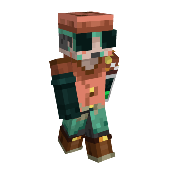 Official Copper Minecraft Skin