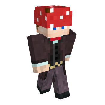 Mushroom Guy Minecraft Skin